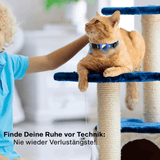 ZADAIA ANTILO - Sicheres GPS-Halsband mit reflektierenden Streifen für Haustiere