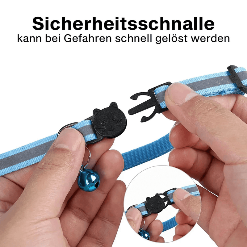 ZADAIA ANTILO - Sicheres GPS-Halsband mit reflektierenden Streifen für Haustiere