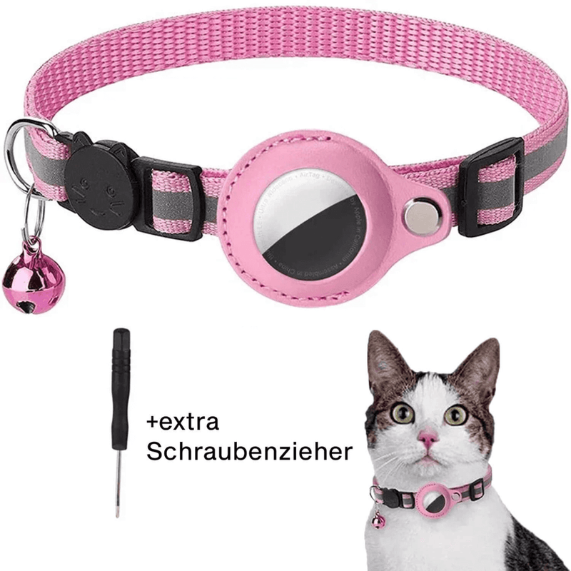 ZADAIA ANTILO - Sicheres GPS-Halsband mit reflektierenden Streifen für Haustiere